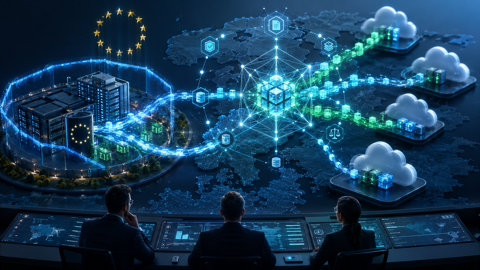 Data Fabric hybride multi‑cloud : orchestrer la réplication sécurisée entre souveraineté européenne et fournisseurs publics