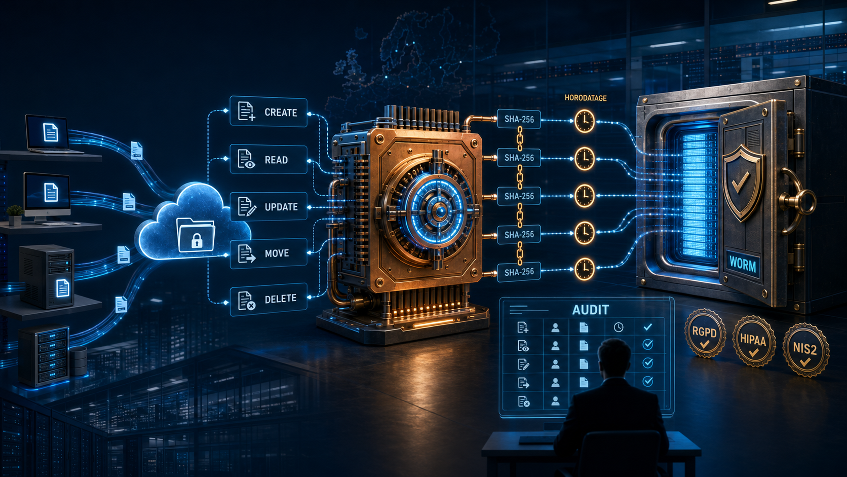Concevoir des opérations de fichiers auditées pour le stockage cloud